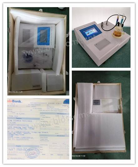 Customer From Indonesia Purchased Karl Fischer Moisture Tester in September 2022