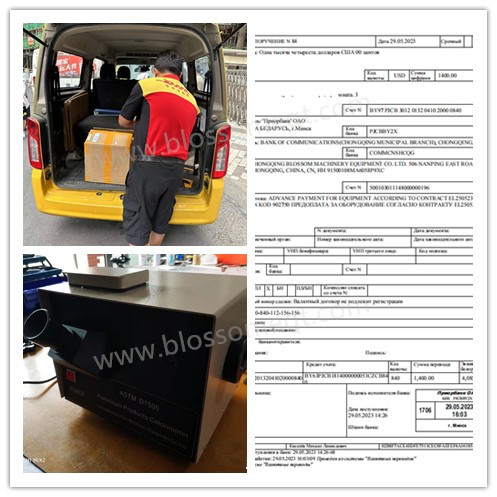 Customer From Belarus Purchased Oil Colorimeter in May 2023
