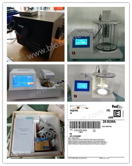 Customer From Iraq Purchased 4 Sets Fuel Oil Lab Testers in March 2024