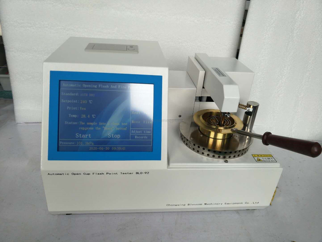 Automatic Cleveland Open Cup Flash Point Tester BLO-92